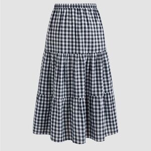 Cider Gingham Skirt